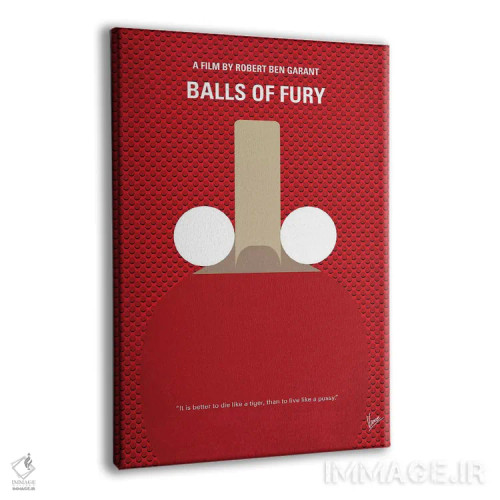 تابلو مینیمال پوستر مینیمال فیلم توپ های خشم اثر چانکونگ - نمای پرسپکتیو محصول