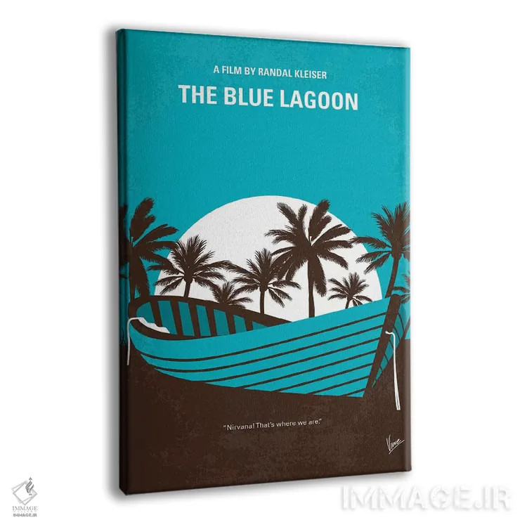 تابلو مینیمال پوستر مینیمال فیلم تالاب آبی اثر چانکونگ - نمای پرسپکتیو محصول