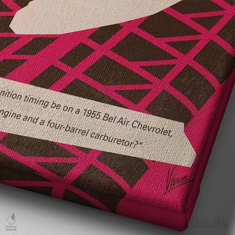 تابلو مینیمال پوستر مینیمال فیلم وینی پسرعمویم اثر چانکونگ - نمای نزدیک بافت بوم