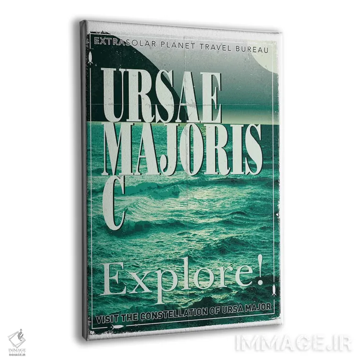 تابلو دکوراتیو پوستر سفر به سیاره فراخورشیدی III: اورسای ماژوریس اثر چانکونگ - نمای پرسپکتیو محصول