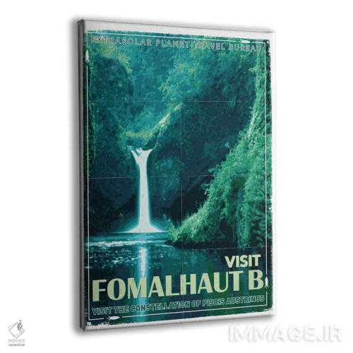 تابلو دکوراتیو پوستر سفر به سیاره فراخورشیدی IV: فومالهوت بی اثر چانکونگ - نمای پرسپکتیو محصول