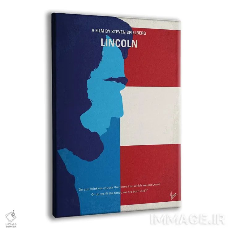 تابلو مینیمال پوستر مینیمال فیلم لینکلن اثر چانکونگ - نمای پرسپکتیو محصول