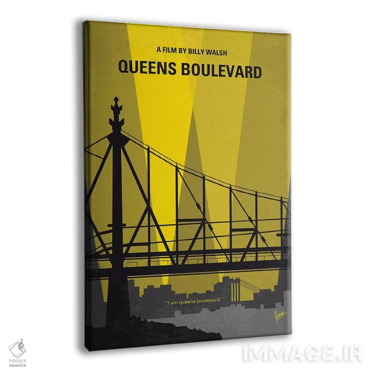 تابلو مینیمال پوستر مینیمال فیلم بلوار کویینز اثر چانکونگ - نمای پرسپکتیو محصول