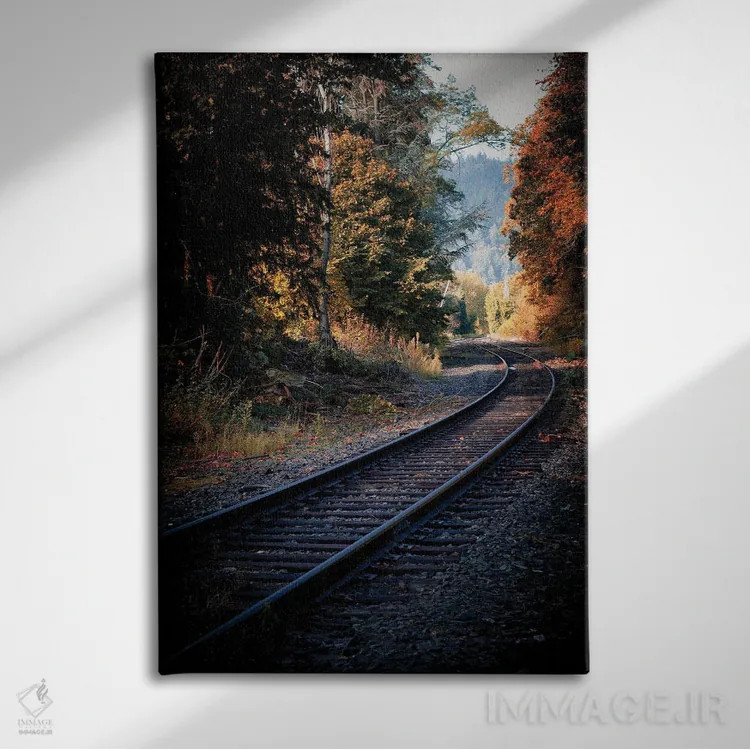 تابلو دکوراتیو پایان خط اثر کت کریگن - نمای روبهرو روی دیوار