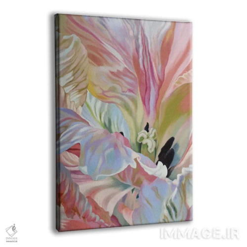 تابلو دکوراتیو لاله طوطی I اثر کلویی هدن - نمای پرسپکتیو محصول
