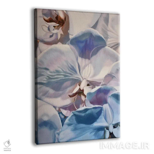 تابلو دکوراتیو ارکیده های سفید اثر کلویی هدن - نمای پرسپکتیو محصول