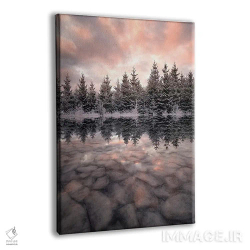 تابلو دکوراتیو ذوب شدن اثر کریستین لیندستن - نمای پرسپکتیو محصول