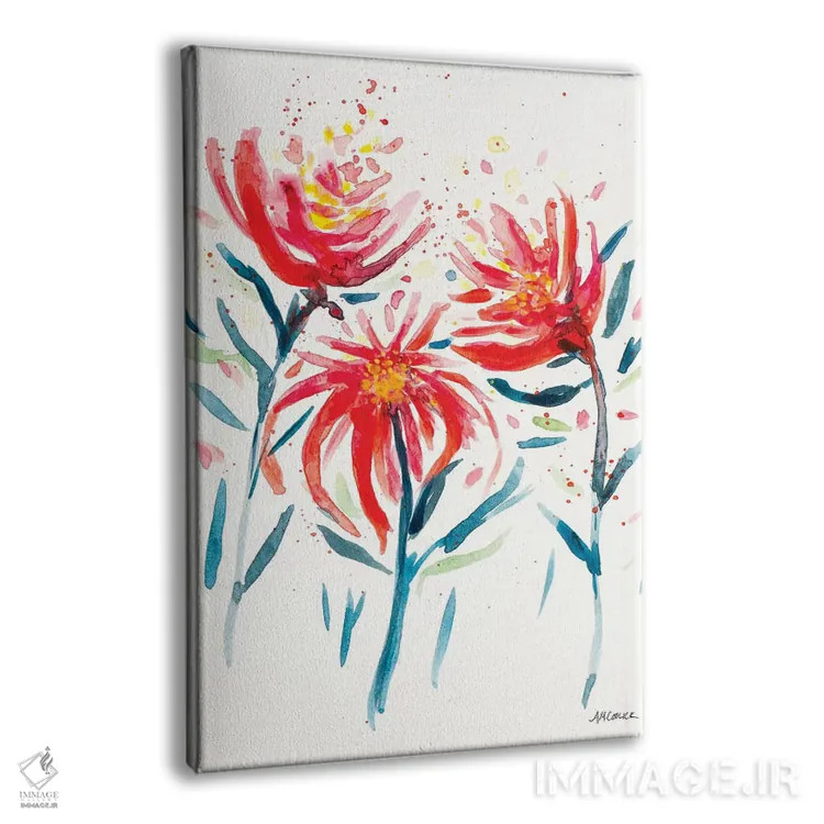 تابلو دکوراتیو گل های وحشی II اثر آن مری کولیک - نمای پرسپکتیو محصول