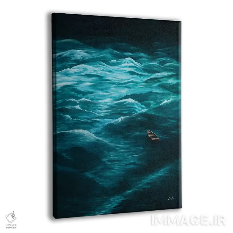 تابلو دکوراتیو سرگردان اثر کریستوفر لیتر - نمای پرسپکتیو محصول