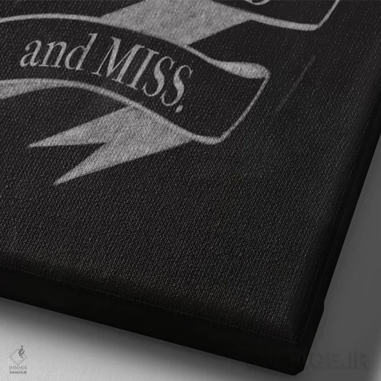 تابلو دکوراتیو پرواز کردن یعنی آموختن اثر فایو بای فایو کالکتیو - نمای نزدیک بافت بوم