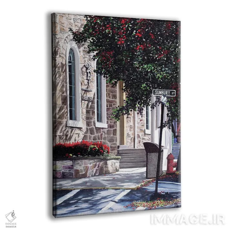 تابلو دکوراتیو خیابان سانبری اثر کریستوفر لیتر - نمای پرسپکتیو محصول
