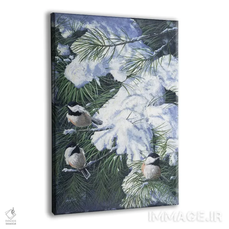 تابلو دکوراتیو چرخ ریسک های زمستانی اثر کریستوفر لیتر - نمای پرسپکتیو محصول