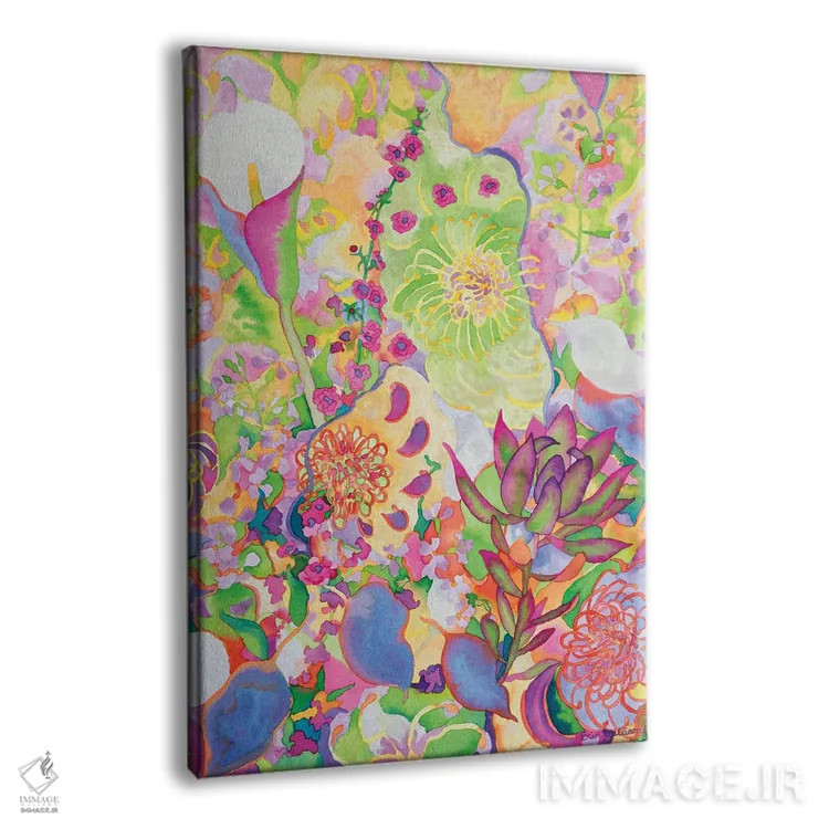 تابلو انتزاعی سخن روح اثر کاریسا لومینس - نمای پرسپکتیو محصول