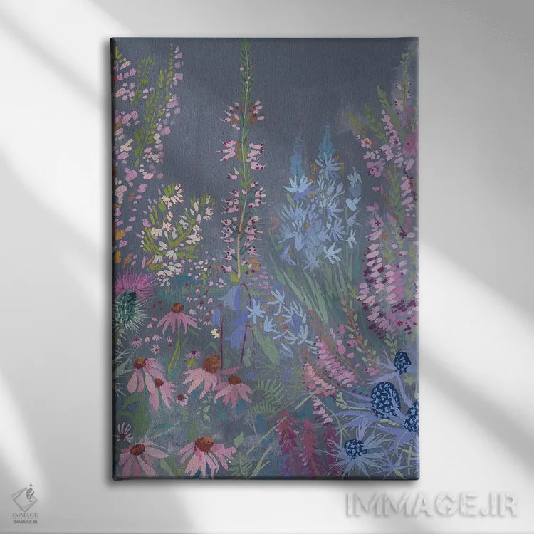 تابلو دکوراتیو واحه ۴ اثر کلر ویلسون - نمای روبهرو روی دیوار