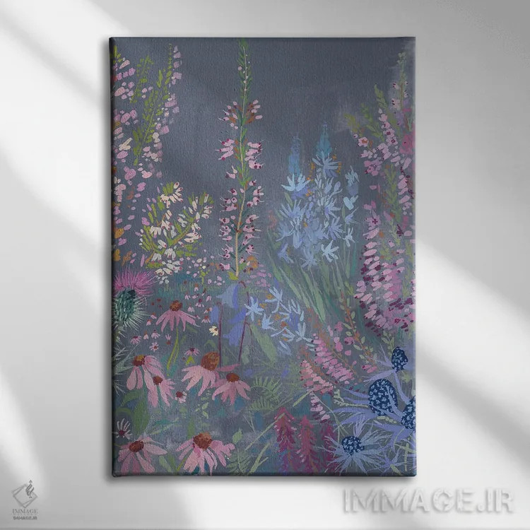 تابلو دکوراتیو واحه ۴ اثر کلر ویلسون - نمای روبهرو روی دیوار
