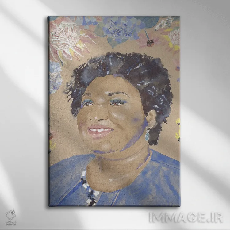 تابلو دکوراتیو استیسی اثر کلر ویلسون - نمای روبهرو روی دیوار