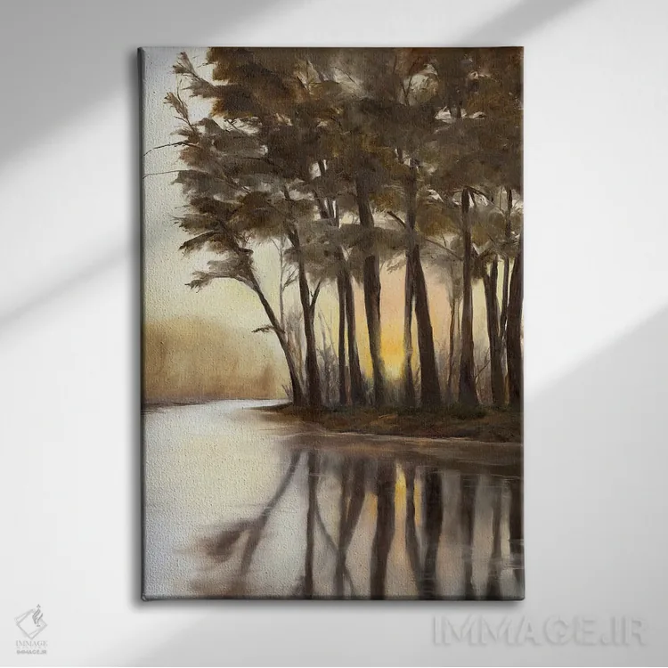 تابلو دکوراتیو تا آخرین لحظه اثر کولمن سنکال - نمای روبهرو روی دیوار