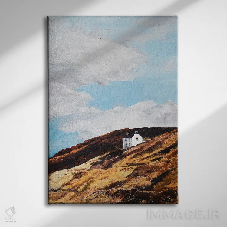 تابلو دکوراتیو سرسخت اثر کولمن سنکال - نمای روبهرو روی دیوار