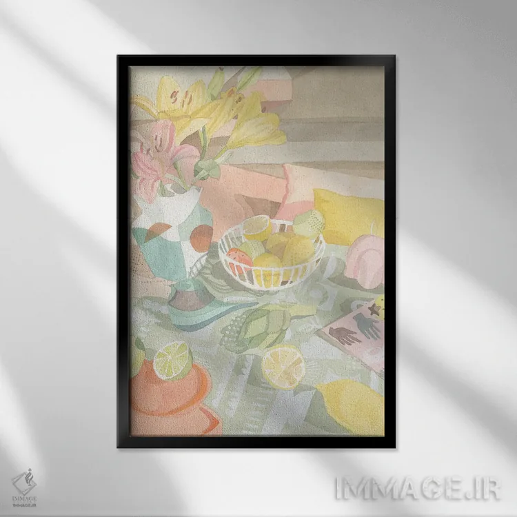 تابلو دکوراتیو باز هم من اثر کلر ویلسون - نمای قابدار مشکی