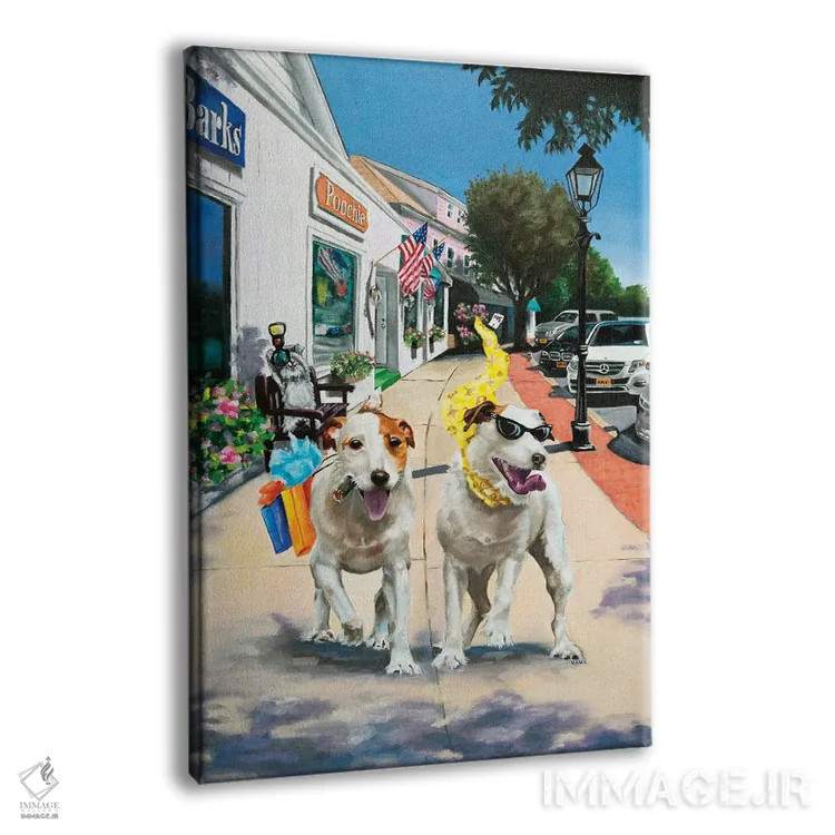 تابلو دکوراتیو زندگی جودی و الروی اثر کارول لوز - نمای پرسپکتیو محصول