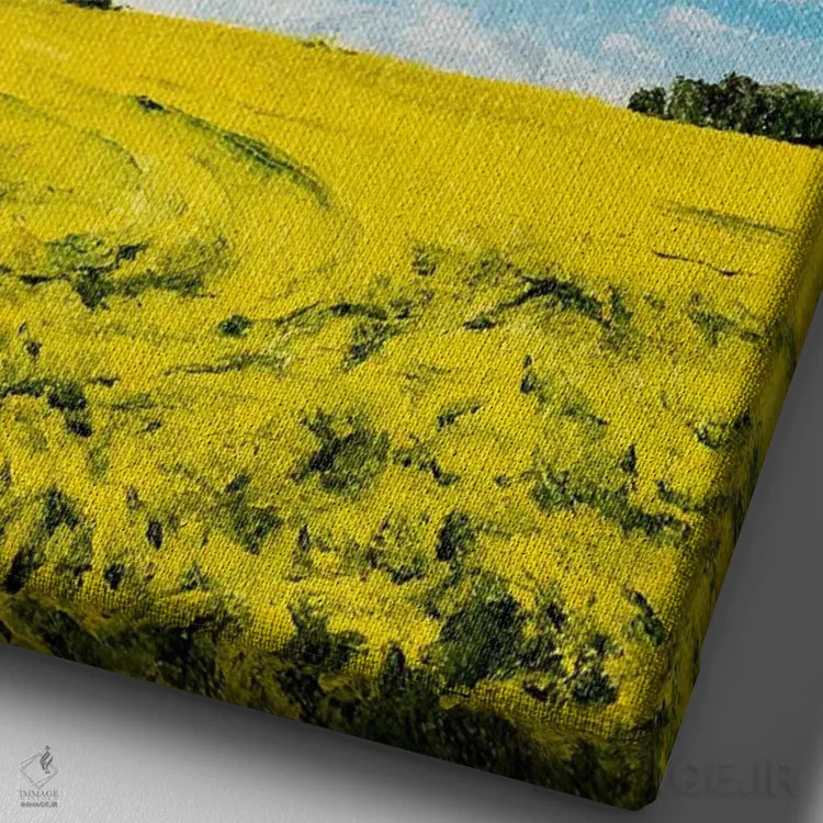 تابلو دکوراتیو برخیز ای جان من اثر کولمن سنکال - نمای نزدیک بافت بوم