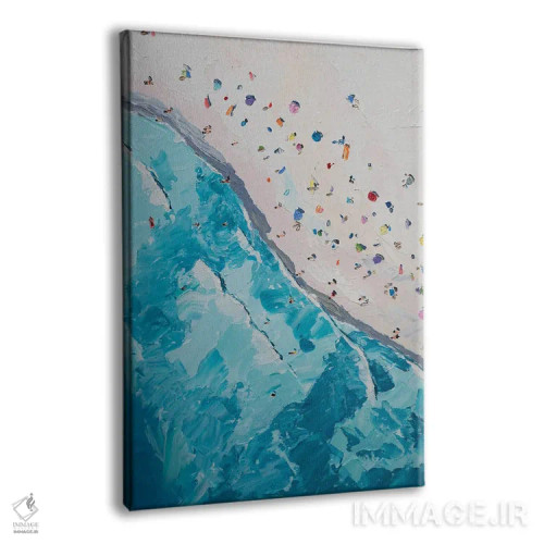 تابلو دکوراتیو ساحل ۲ اثر کارول لوز - نمای پرسپکتیو محصول