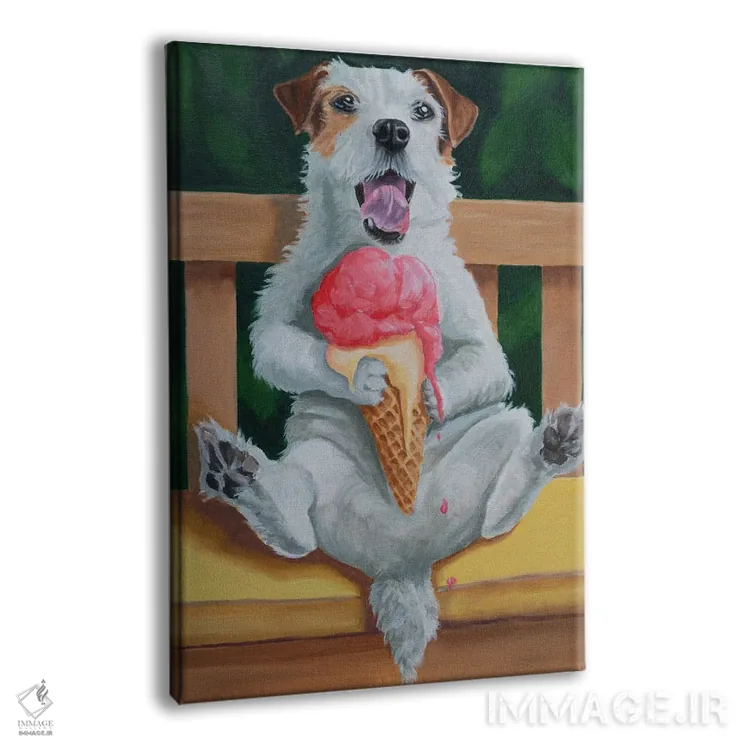 تابلو دکوراتیو زمان بستنی اثر کارول لوز - نمای پرسپکتیو محصول