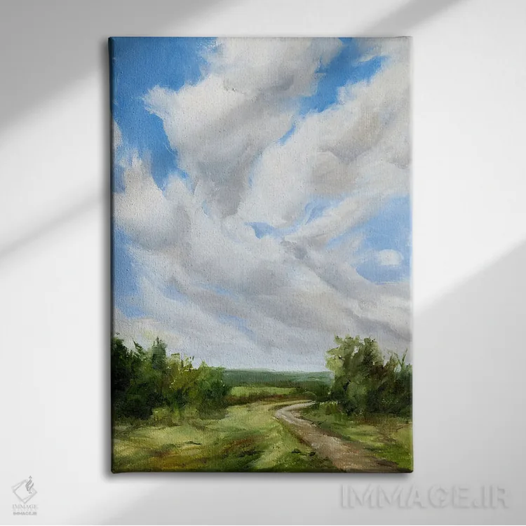 تابلو دکوراتیو قلبم پر می کشد اثر کولمن سنکال - نمای روبهرو روی دیوار