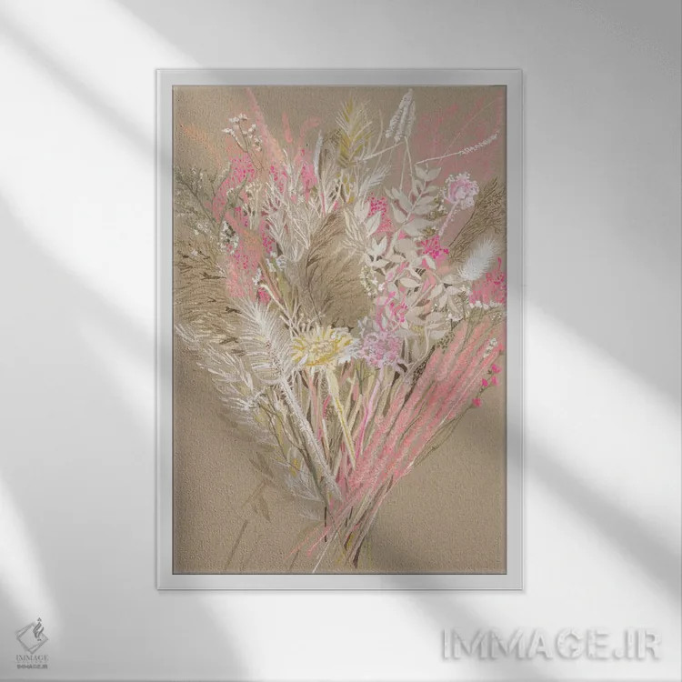 تابلو دکوراتیو بهار اثر کلر ویلسون - نمای قابدار سفید