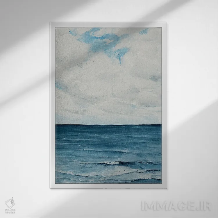 تابلو دکوراتیو بسوی افق اثر کولمن سنکال - نمای قابدار سفید