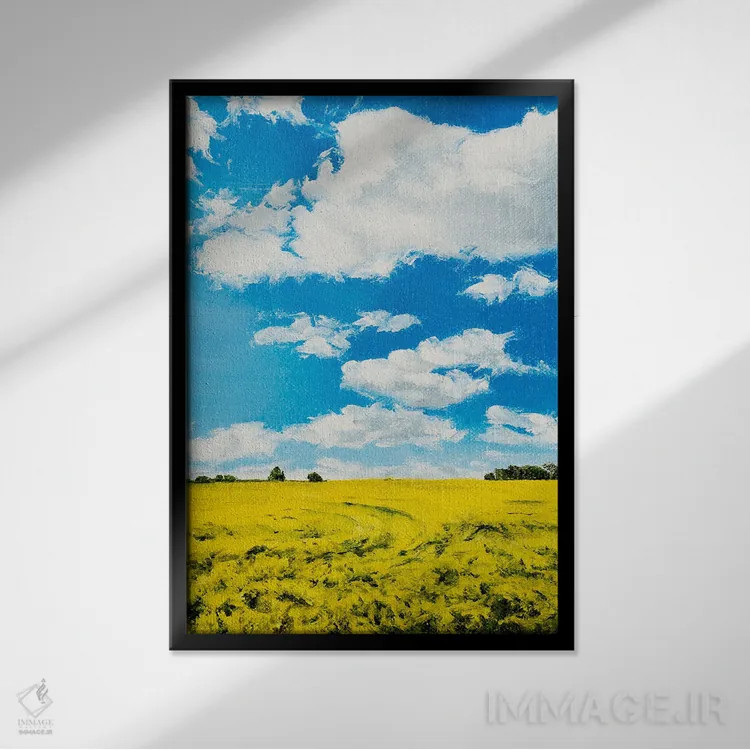 تابلو دکوراتیو برخیز ای جان من اثر کولمن سنکال - نمای قابدار مشکی