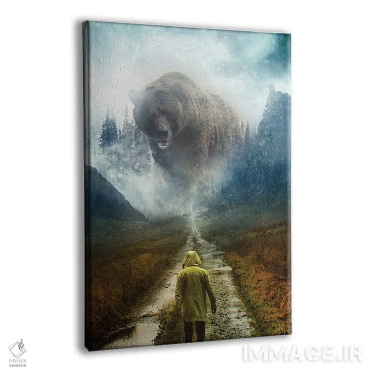 تابلو دکوراتیو سرزمین بی صاحب اثر کلودیا مک کینی - نمای پرسپکتیو محصول