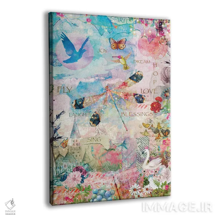 تابلو دکوراتیو رویا اثر کلودیا مک کینی - نمای پرسپکتیو محصول