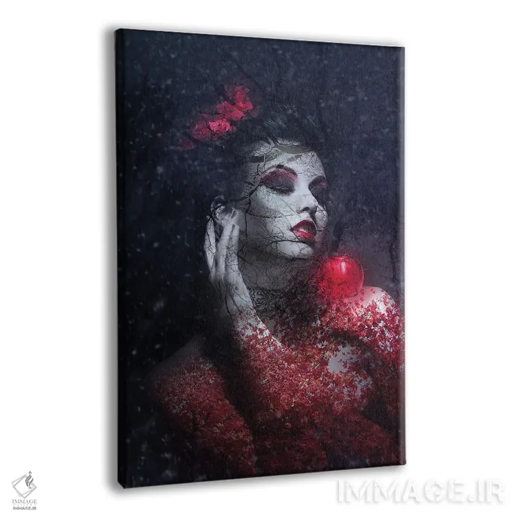 تابلو دکوراتیو درخت نیکی و بدی اثر کلودیا مک کینی - نمای پرسپکتیو محصول