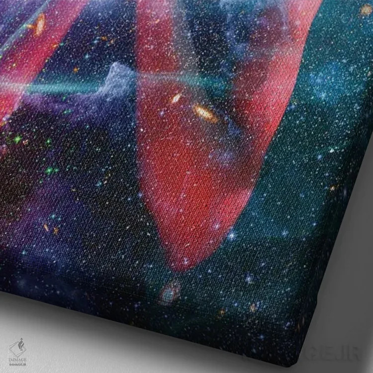 تابلو دکوراتیو برق دار کردن اثر کلودیا مک کینی - نمای نزدیک بافت بوم