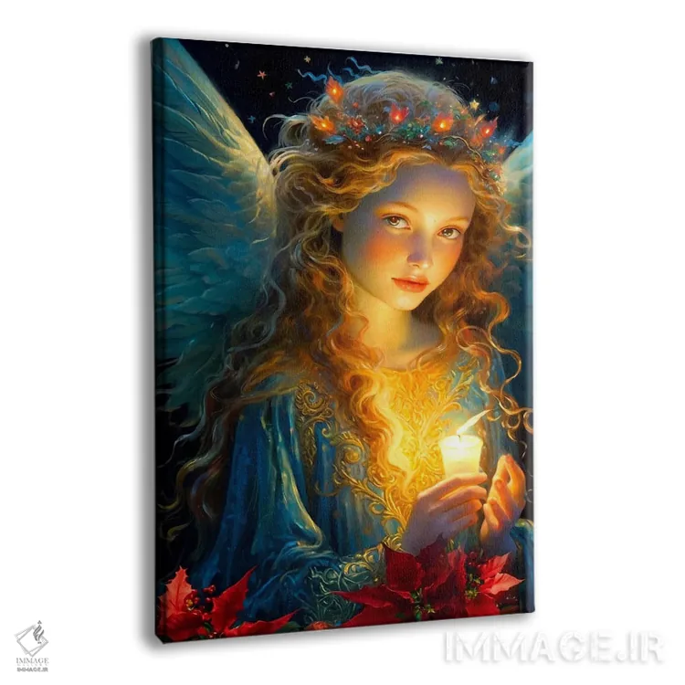 تابلو دکوراتیو شب زنده داری کریسمس اثر کلودیا مک کینی - نمای پرسپکتیو محصول