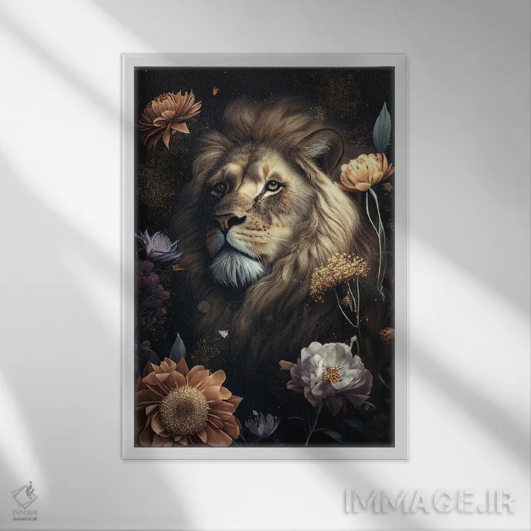 تابلو دکوراتیو آسیب پذیر اثر کلودیا مک کینی - نمای قابدار سفید