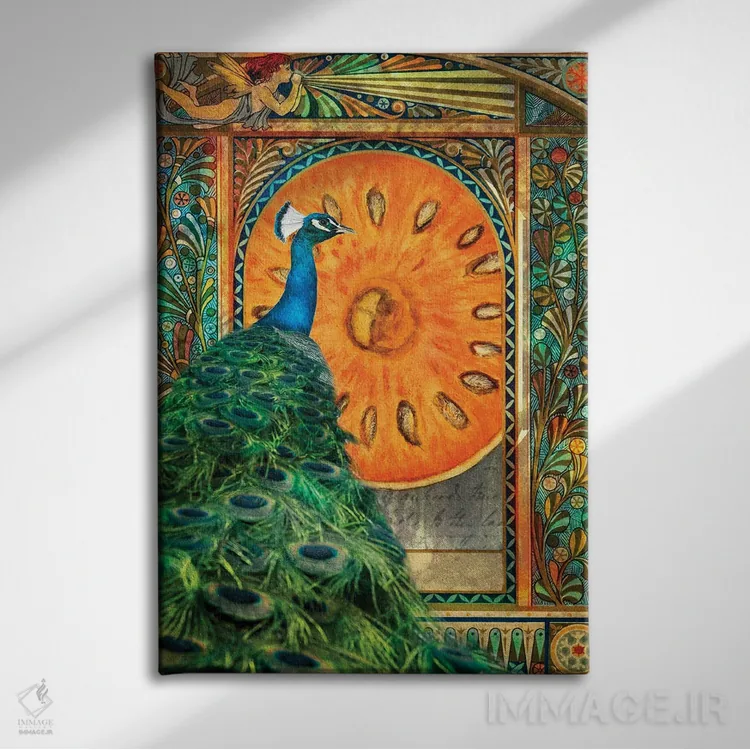 تابلو دکوراتیو پنجره سلطنتی اثر کلودیا مک کینی - نمای روبهرو روی دیوار