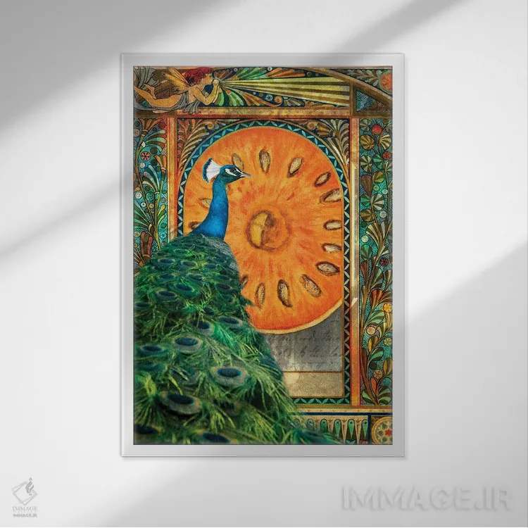 تابلو دکوراتیو پنجره سلطنتی اثر کلودیا مک کینی - نمای قابدار سفید