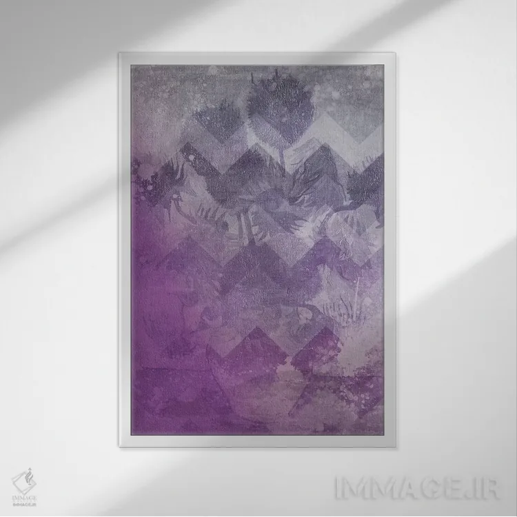 تابلو دکوراتیو آفتابگردان شماره هشت اثر فایو بای فایو کالکتیو - نمای قابدار سفید