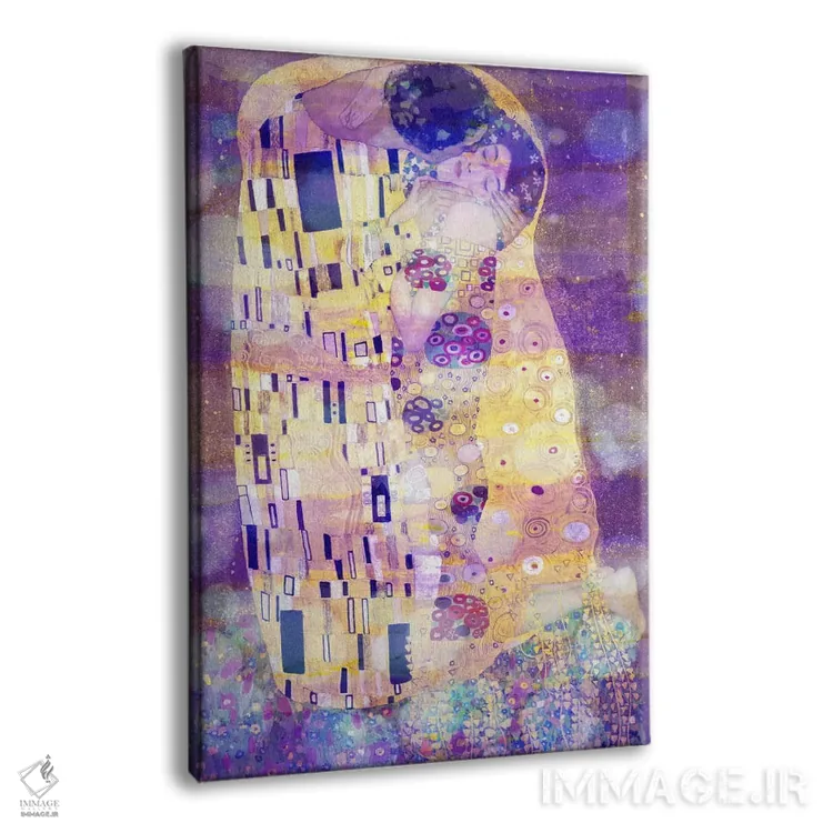 تابلو دکوراتیو بوسه شماره دو اثر فایو بای فایو کالکتیو - نمای پرسپکتیو محصول