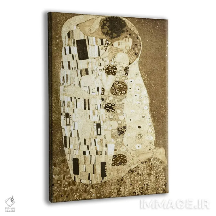 تابلو دکوراتیو بوسه شماره یک اثر فایو بای فایو کالکتیو - نمای پرسپکتیو محصول