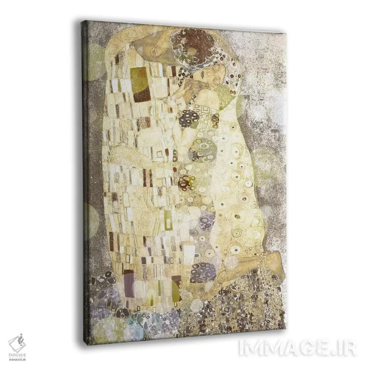 تابلو دکوراتیو بوسه شماره سه اثر فایو بای فایو کالکتیو - نمای پرسپکتیو محصول