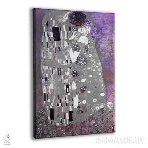 تابلو دکوراتیو بوسه شماره پنج اثر فایو بای فایو کالکتیو - نمای پرسپکتیو محصول