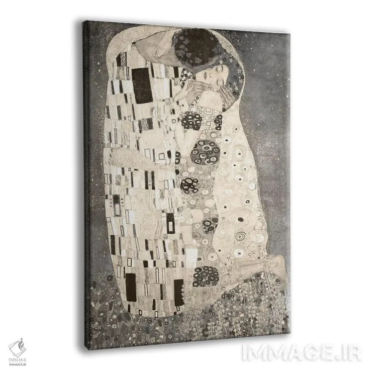 تابلو دکوراتیو بوسه شماره چهار اثر فایو بای فایو کالکتیو - نمای پرسپکتیو محصول