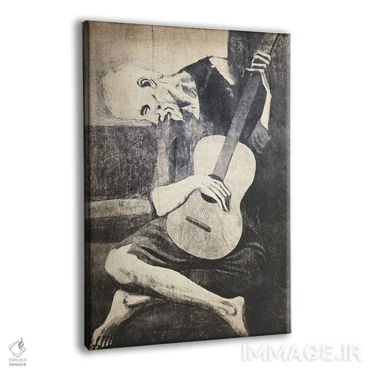 تابلو دکوراتیو نوازنده پیر گیتار دهم اثر فایو بای فایو کالکتیو - نمای پرسپکتیو محصول