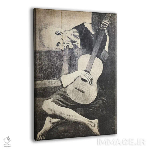 تابلو دکوراتیو نوازنده پیر گیتار دهم اثر فایو بای فایو کالکتیو - نمای پرسپکتیو محصول