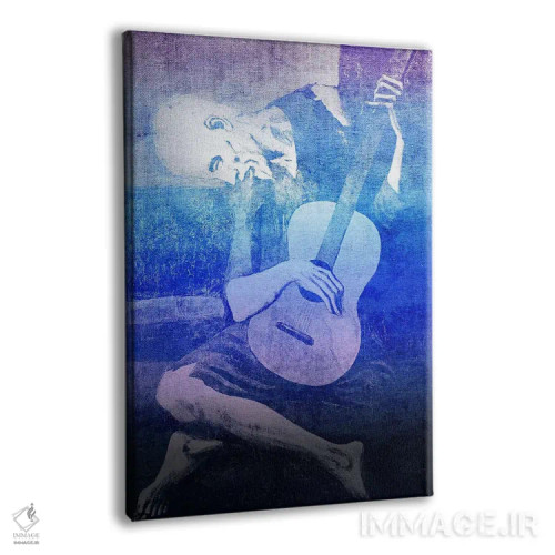 تابلو دکوراتیو نوازنده پیر گیتار یازدهم اثر فایو بای فایو کالکتیو - نمای پرسپکتیو محصول