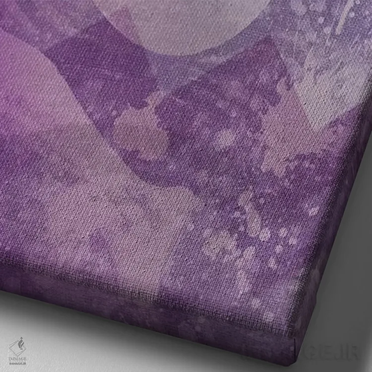 تابلو دکوراتیو نوازنده پیر گیتار هشتم اثر فایو بای فایو کالکتیو - نمای نزدیک بافت بوم