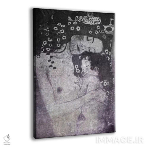 تابلو دکوراتیو مادر و کودک اول اثر فایو بای فایو کالکتیو - نمای پرسپکتیو محصول